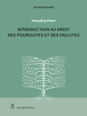 cover image of Introduction au droit des poursuites et des faillites